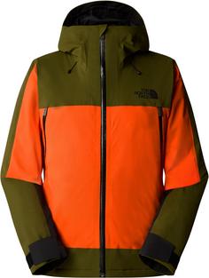 The North Face Mount Bre Skijacke Herren tnf orange-forest olive