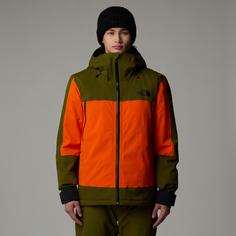 Rückansicht von The North Face Mount Bre Skijacke Herren tnf orange-forest olive