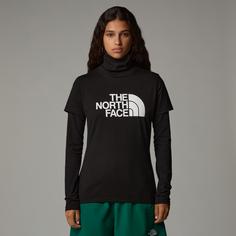Rückansicht von The North Face EASY T-Shirt Damen tnf black