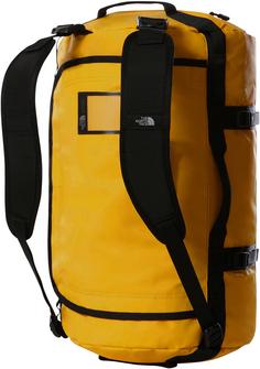 Rückansicht von The North Face BASE CAMP DUFFEL S Reisetasche Summit Gold-TNF Black-N