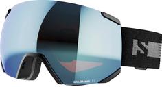 Salomon RADIUM ML Skibrille black-light blue