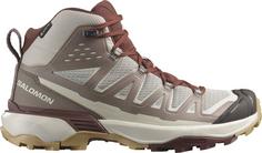 Salomon GTX x ULTRA 360 EDGE MID GTX Wanderschuhe Damen silver cloud-iron-rum raisin