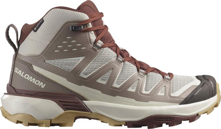 Salomon Salomon X ULTRA 360 EDGE MID Wanderschuhe Damen - silver cloud-iron-rum raisin - 0 | SportScheck