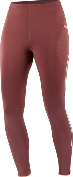 Salomon SENSE STOW Lauftights Damen rum raisin