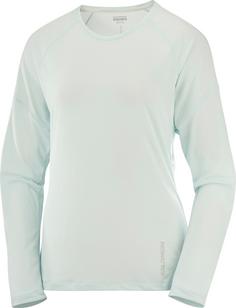 Salomon CROSS RUN Funktionsshirt Damen misty blue