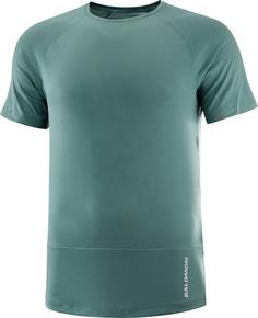 Salomon CROSS RUN Funktionsshirt Herren north atlantic