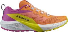 Salomon SENSE RIDE 5 Trailrunning Schuhe Damen bird of paradise-white-sulphur spring