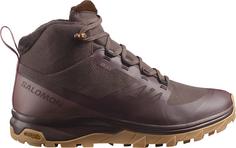 Salomon OUTSNAP CSWP Winterschuhe Damen black coffee-peppercorn-gum 4