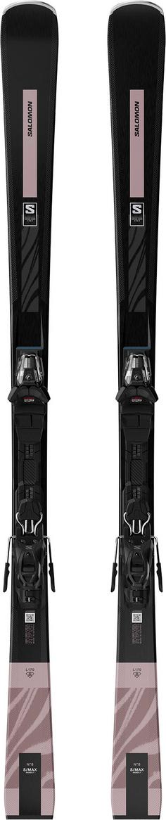 Salomon E S/MAX N°8 + M10 GW L80 24/25 Carving Ski Damen black-rose