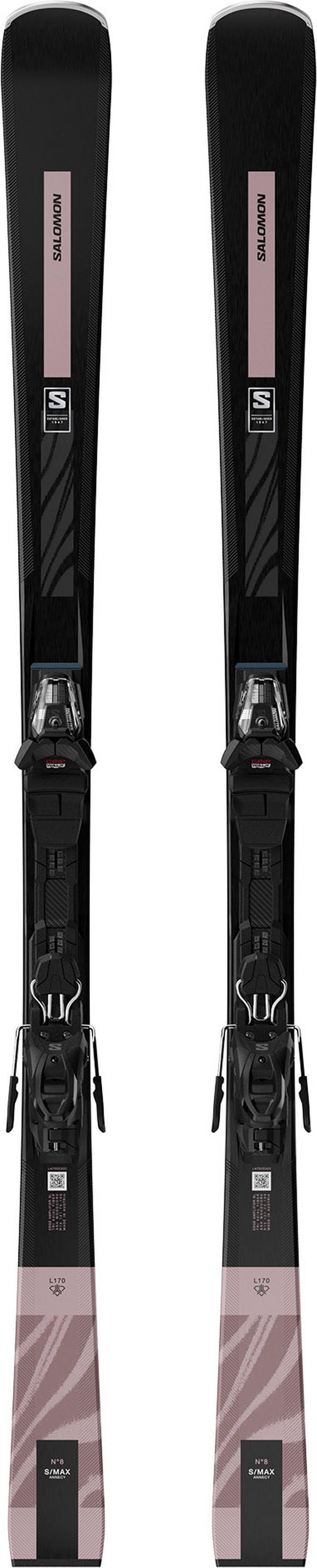 Salomon Salomon E S/MAX N&deg;8 + M10 GW L80 24/25 Carving Ski Damen - black-rose - 0 | SportScheck