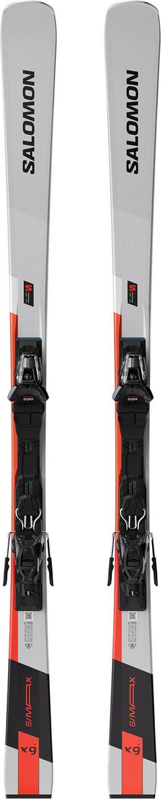 Salomon E S/MAX X9 TI + M11 GW L80 Carving Ski chrome