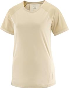 Salomon OUTLINE Funktionsshirt Damen white pepper