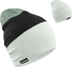 Salomon FLATSPIN REVERSIBLE Beanie misty blue-deep black-arctic