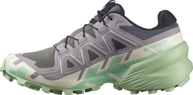 Salomon Salomon SPEEDCROSS 6 Laufschuhe Damen - castlerock-vanilla ice-smoke green - 0 | SportScheck