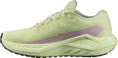Rückansicht von Salomon DRX DEFY GRVL Laufschuhe Damen lime cream-violet tulle-lime cream