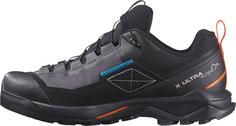 Rückansicht von Salomon GTX X ULTRA ALPINE GTX Wanderschuhe Damen nine iron-black-red orange