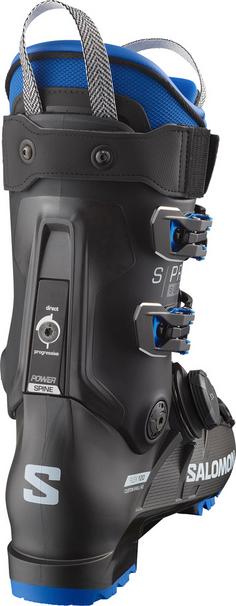 Rückansicht von Salomon S/PRO SUPRA BOA BLUE 120 GW Skischuhe Herren black-beluga met