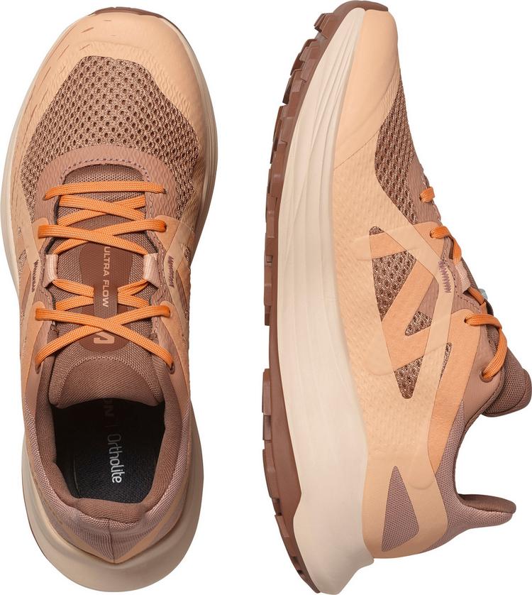 Salomon Salomon ULTRA FLOW Laufschuhe Damen - cork-peach fuzz-papaya - 0 | SportScheck