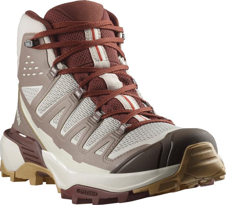 Salomon Salomon X ULTRA 360 EDGE MID Wanderschuhe Damen - silver cloud-iron-rum raisin - 1 | SportScheck