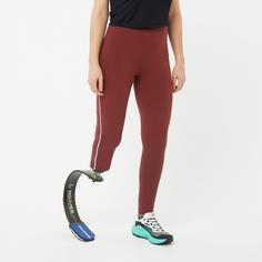 Rückansicht von Salomon SENSE STOW Lauftights Damen rum raisin