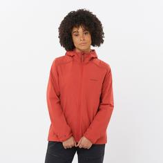 Rückansicht von Salomon MOUNTAIN FLEX Funktionsjacke Damen tandoori spice
