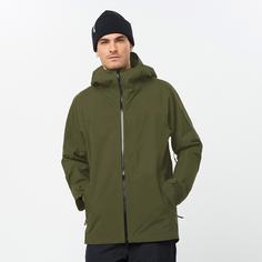 Rückansicht von Salomon GORE-TEX CHARGER Skijacke Herren grape leaf