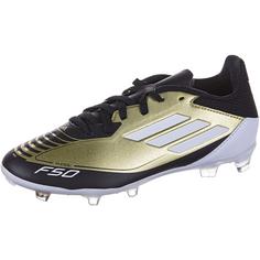 adidas F50 LEAGUE FG/MG J MESSI Fußballschuhe Kinder gold met.-ftwr white-core black