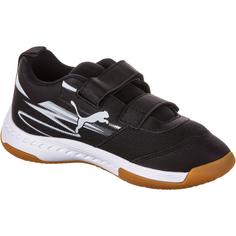 Rückansicht von PUMA Varion II V Jr Hallenschuhe Kinder puma black-cool light gray-gum