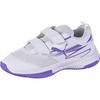 PUMA Varion II V Jr Hallenschuhe Kinder - puma white-lavender alert