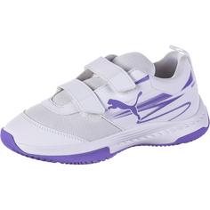 PUMA Varion II V Jr Hallenschuhe Kinder puma white-lavender alert