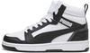 PUMA Rebound V6 Mid Jr Sneaker Kinder - puma white-puma black-shadow gray