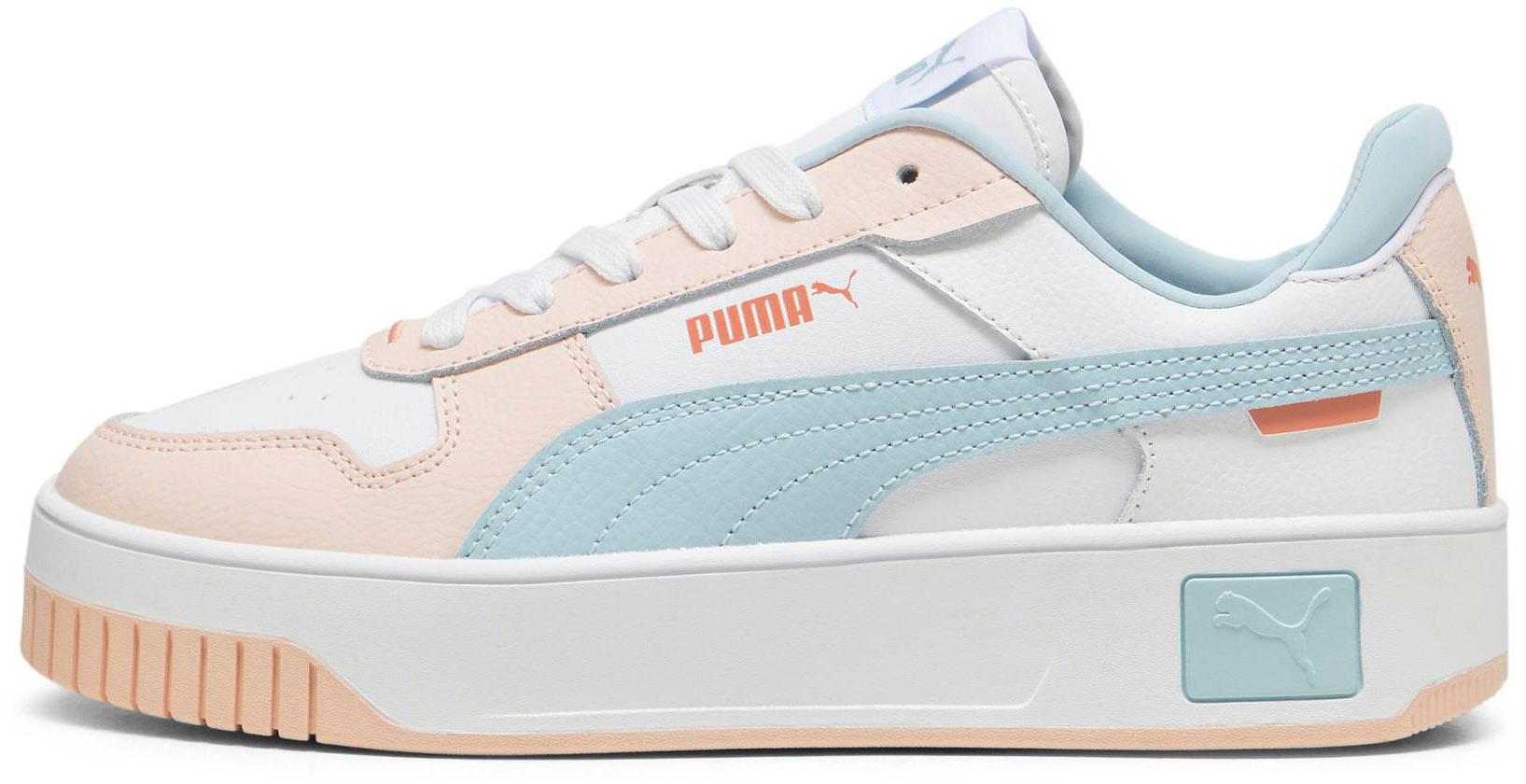 PUMA Carina Street Sneaker Damen puma white frosted dew island pink im Online Shop von SportScheck kaufen