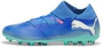 PUMA FUTURE 7 MATCH MG Fu&szlig;ballschuhe Herren - bluemazing-puma white-electric peppermint