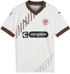 PUMA FC St. Pauli 24-25 Auswärts Fußballtrikot Kinder puma white-espresso brown