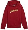 PUMA ESSENTIALS+ SCRIPT Hoodie M&auml;dchen - intense red-gold foil