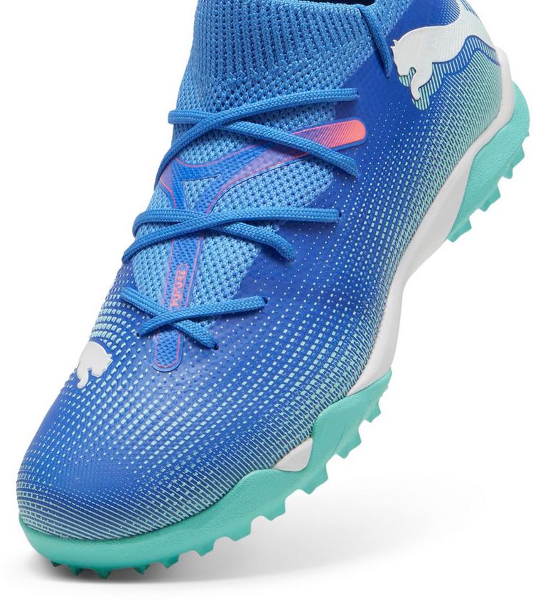 PUMA PUMA FUTURE 7 MATCH TT + Mid Jr Fu&szlig;ballschuhe Kinder - bluemazing-puma white-electric peppermint - 0 | SportScheck
