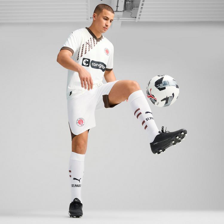 PUMA PUMA FC St. Pauli 24-25 Ausw&auml;rts Teamtrikot Herren - puma white-espresso brown - 4 | SportScheck