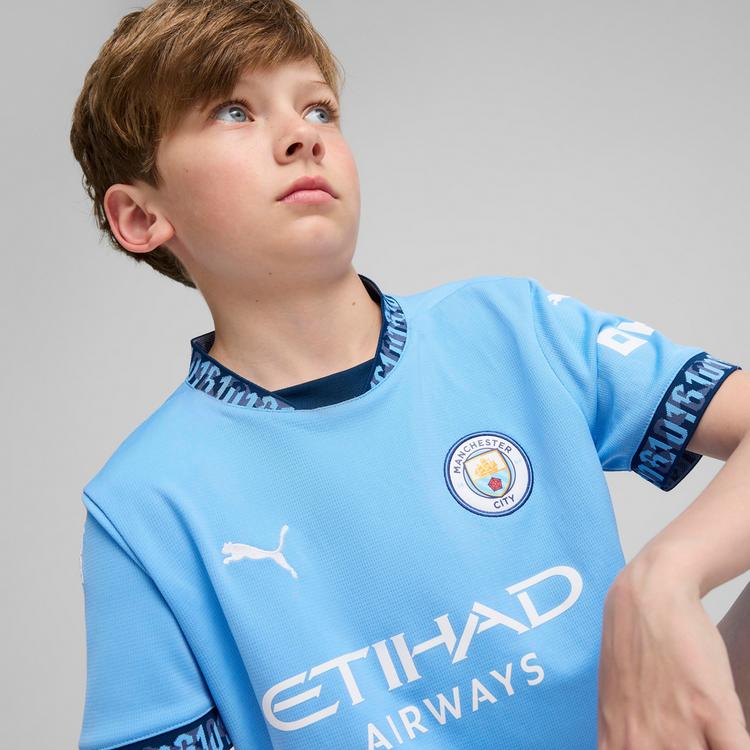 PUMA PUMA Manchester City 24-25 Heim Teamtrikot Kinder - team light blue-marine blue - 3 | SportScheck