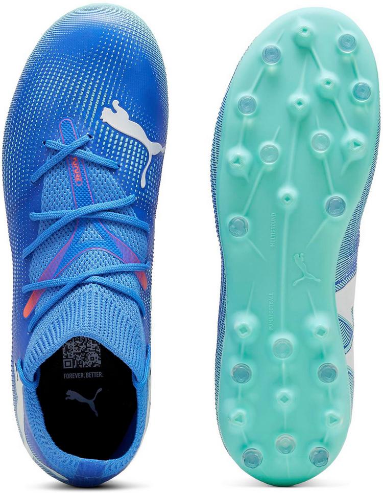 PUMA PUMA FUTURE 7 MATCH MG Jr Fu&szlig;ballschuhe Kinder - bluemazing-puma white-electric peppermint - 1 | SportScheck