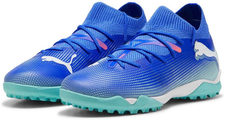 PUMA PUMA FUTURE 7 MATCH TT + Mid Jr Fu&szlig;ballschuhe Kinder - bluemazing-puma white-electric peppermint - 2 | SportScheck