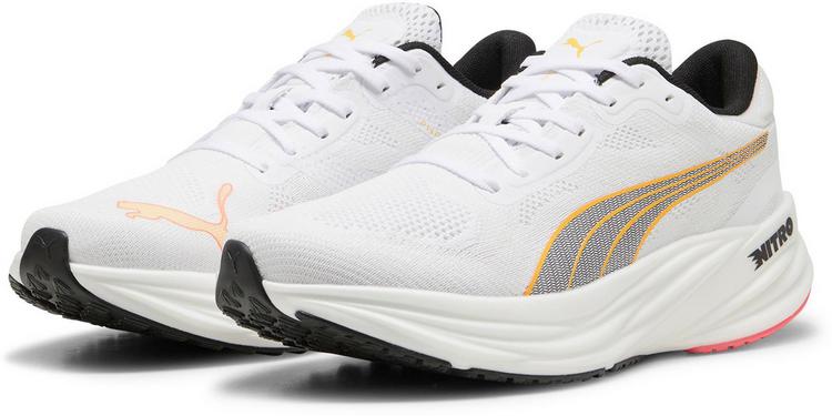 PUMA PUMA Magnify NITRO 2 Laufschuhe Herren - puma white-sun stream-sunset glow - 2 | SportScheck