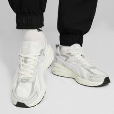 Rückansicht von PUMA Hypnotic LS Sneaker Damen warm white-puma white-glacial gray