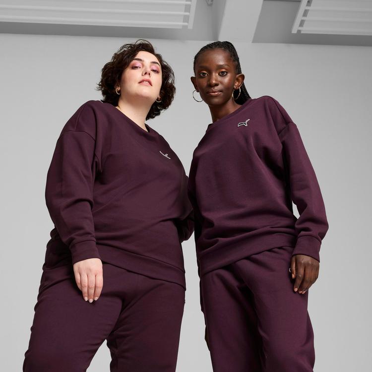 PUMA PUMA Better Essentials Sweatshirt Damen - midnight plum - 0 | SportScheck