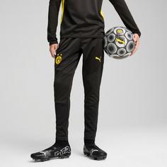 Rückansicht von PUMA Borussia Dortmund Trainingshose Kinder puma black-faster yellow