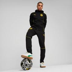Rückansicht von PUMA Borussia Dortmund Sweatjacke Herren puma black-faster yellow
