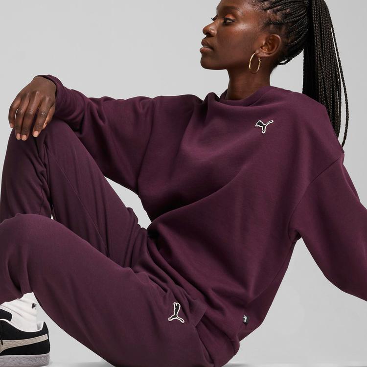 PUMA PUMA Better Essentials Sweatshirt Damen - midnight plum - 1 | SportScheck
