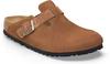 Birkenstock Boston Corduroy Sandalen Herren - dark tea