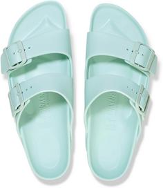 Rückansicht von Birkenstock Arizona Badelatschen Damen surf green