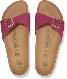 Rückansicht von Birkenstock Madrid Sandalen Damen berry crush