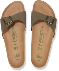 Rückansicht von Birkenstock Madrid Sandalen Damen pine green